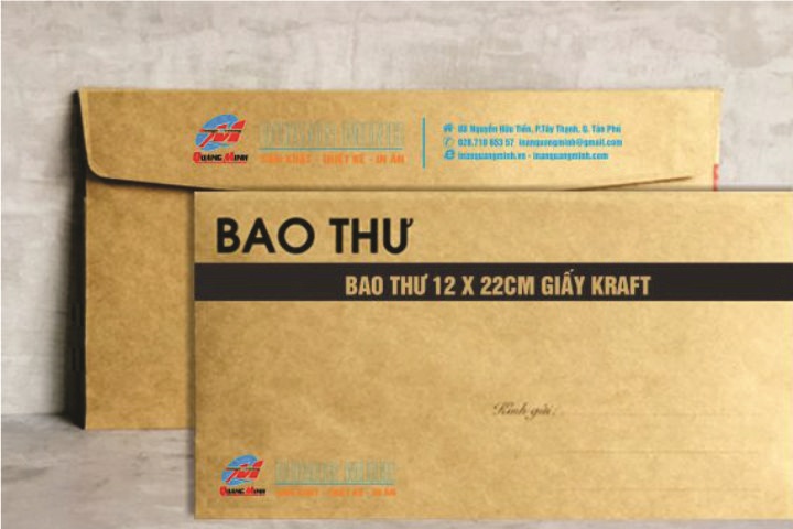 In bao thư - Công Ty In ấn Quang Minh